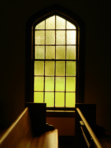 Window Pew at Concordia