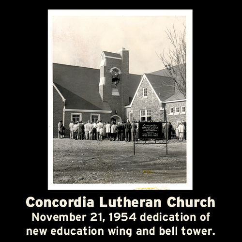 Concordia Lutheran Church, 1954